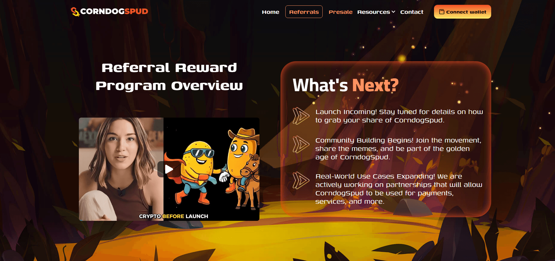 Corndogspud | $CDS Token presale